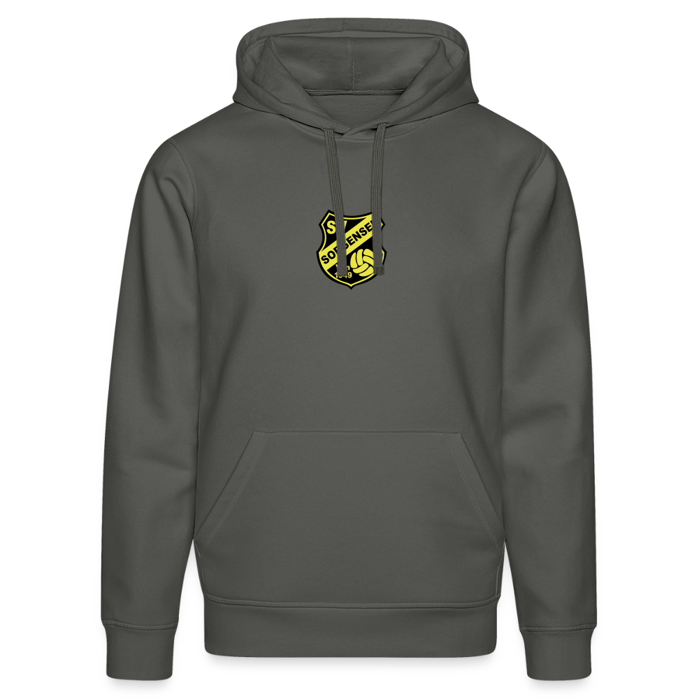 SV Sorgensen Unisex Bio-Hoodie Logo flex - Anthrazit