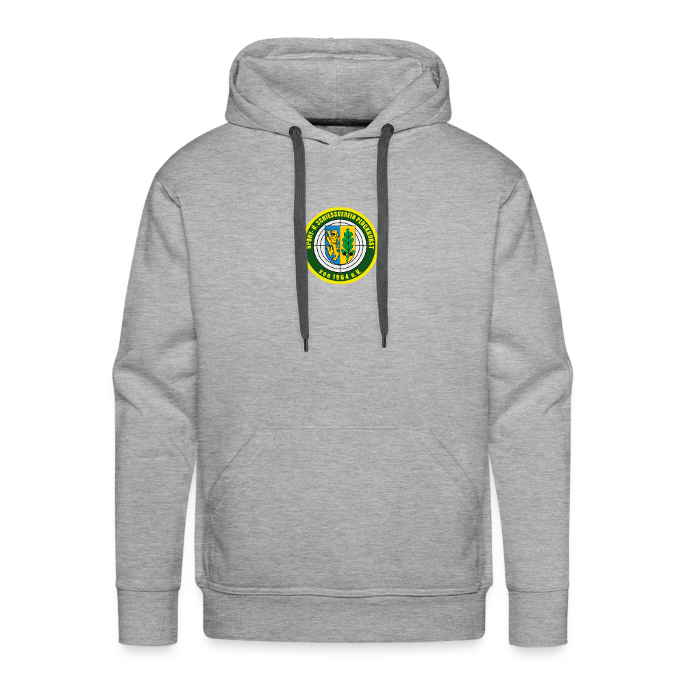 SSV Plockhorst Premium Hoodie Logo - Grau meliert
