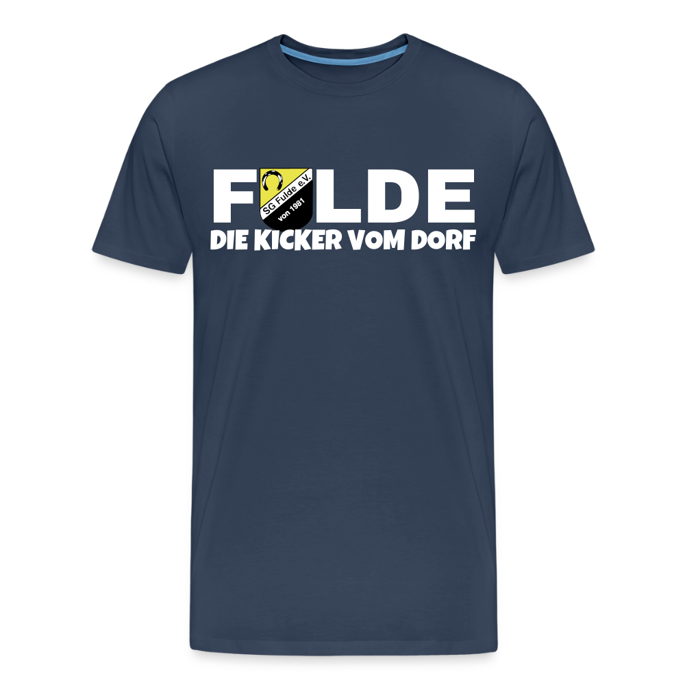 SG Fulde Kicker Premium Bio T-Shirt flex - Navy