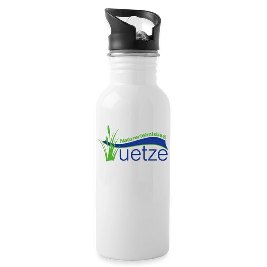 Naturbad Uetze Trinkflasche 600mL - Weiß