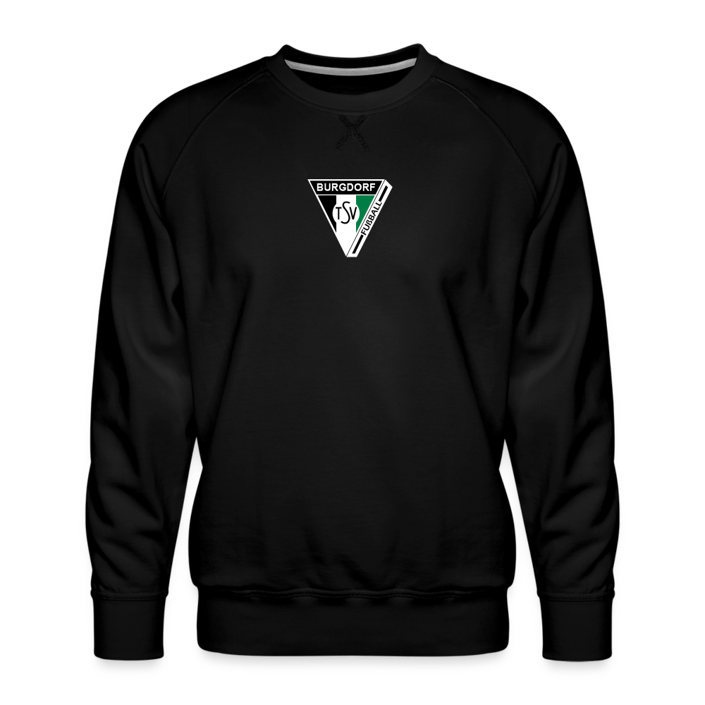 TSV Burgdorf unisex Premium Pullover Logo Flexdruck - Schwarz