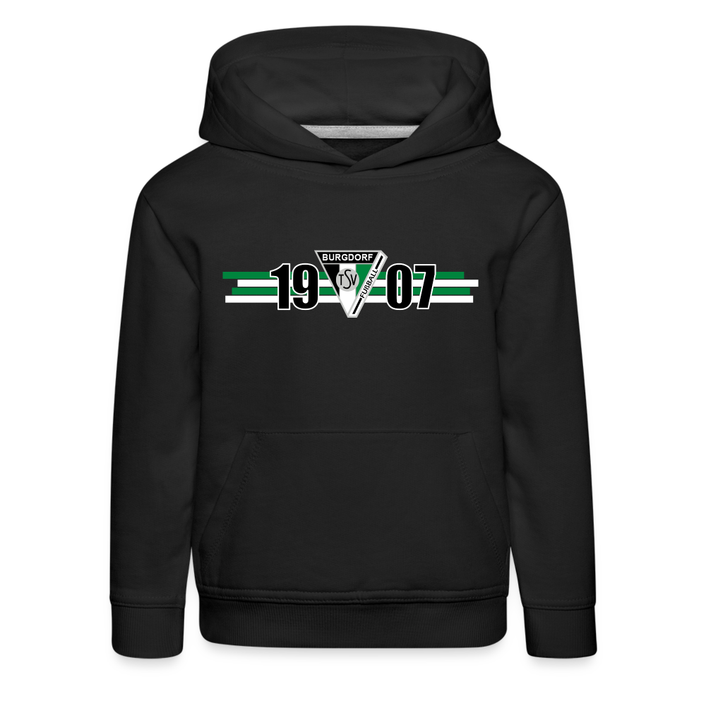 TSV Burgdorf Kinder Premium Hoodie 1907 - Schwarz