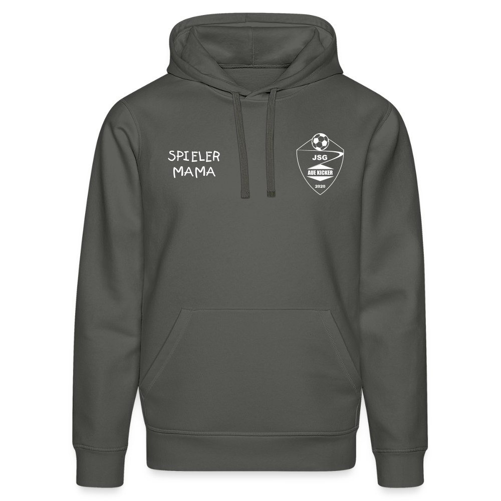 JSG Aue Kicker Spieler Mama Unisex Bio-Hoodie - Anthrazit