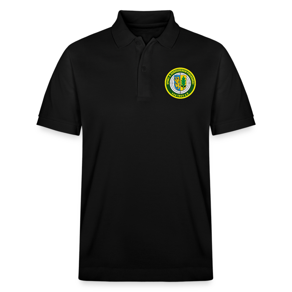 SSV Plockhorst Unisex Bio-Poloshirt - Schwarz