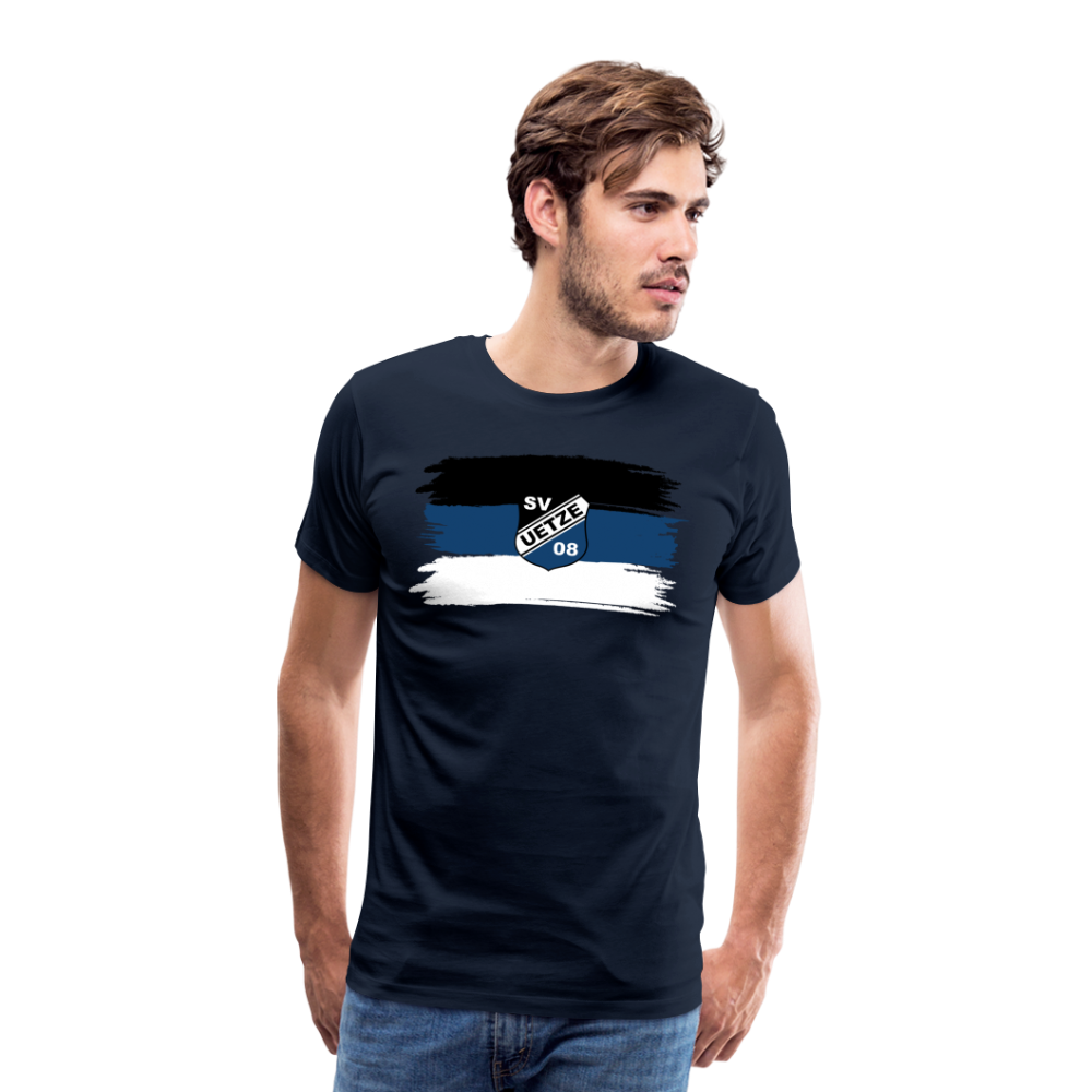 SV Uetze 08 unisex Premium T-Shirt - Navy