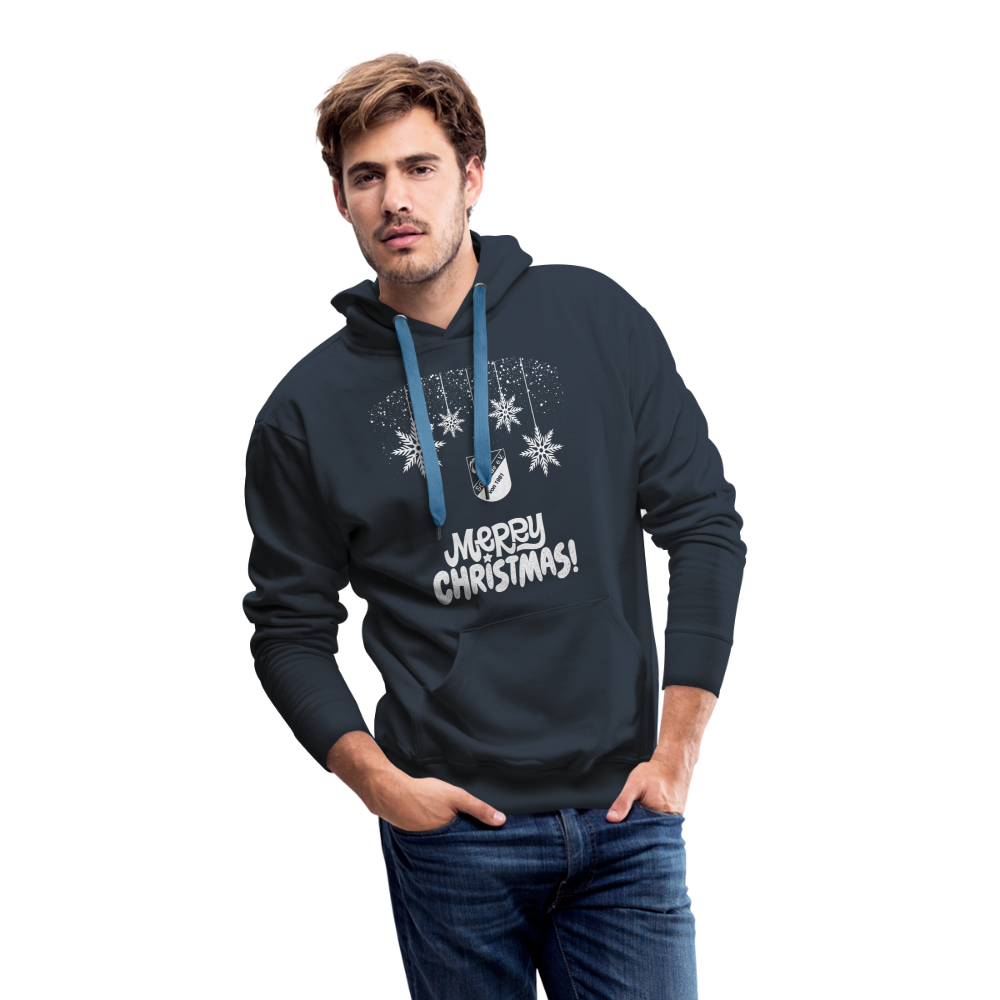 SG Fulde Merry Christmas unisex Premium Hoodie - Navy