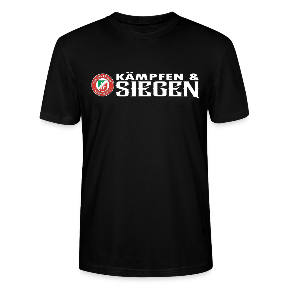 TSV Edemissen Kämpfen & Siegen Unisex Bio T-Shirt - Schwarz