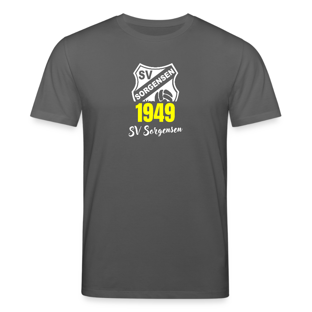 SV Sorgensen unisex Premium Bio T-Shirt "Real" - Anthrazit