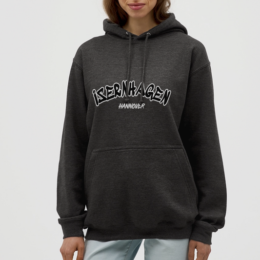 TSV Isernhagen Basic Unisex Hoodie Graffiti flex - Anthrazit