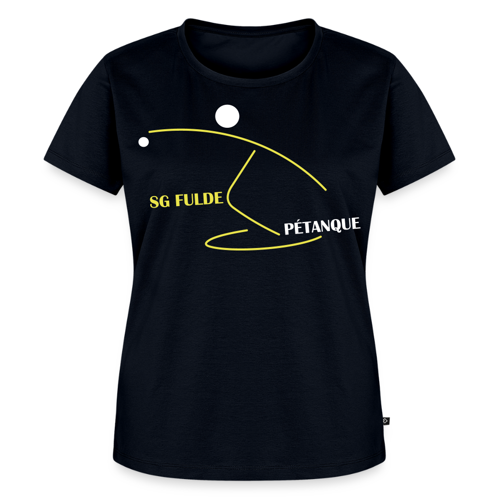 SG Fulde Petanque Frauen Premium T-Shirt flex - Navy