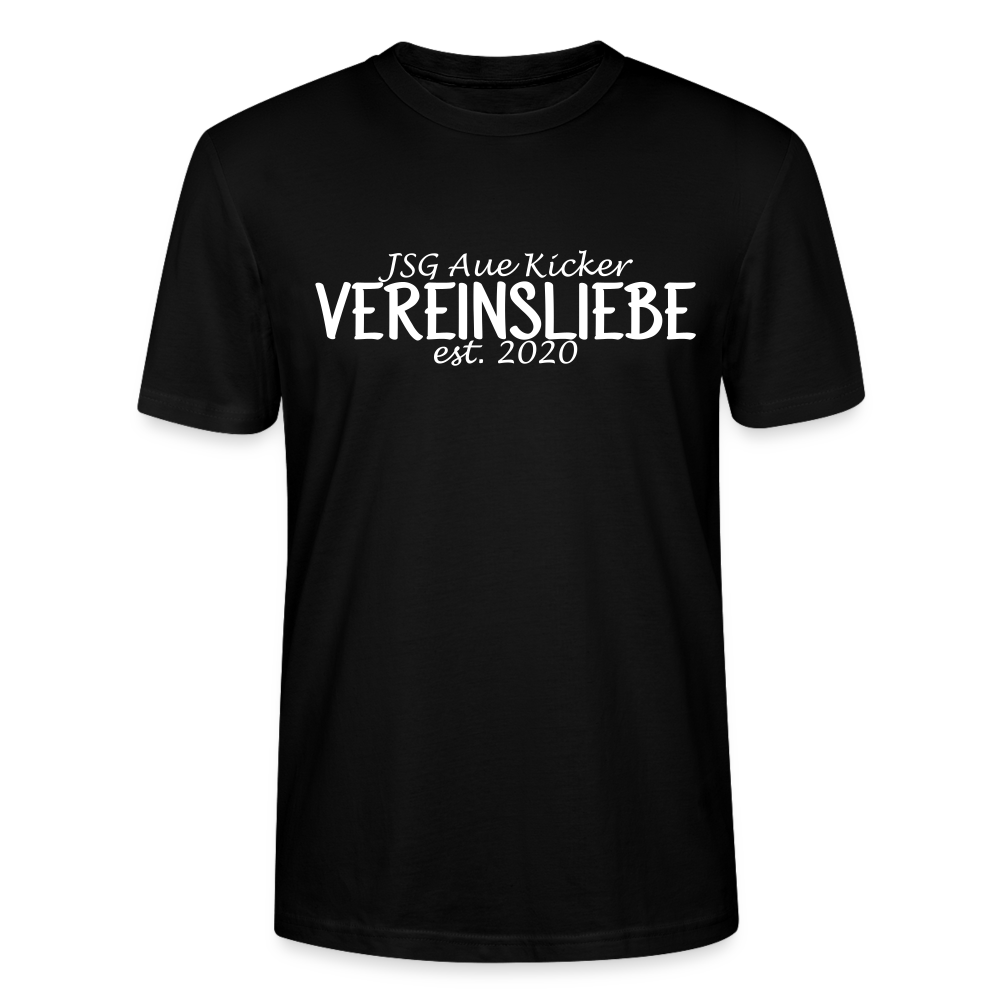 JSG Aue Kicker Unisex Bio T-Shirt flex - Schwarz