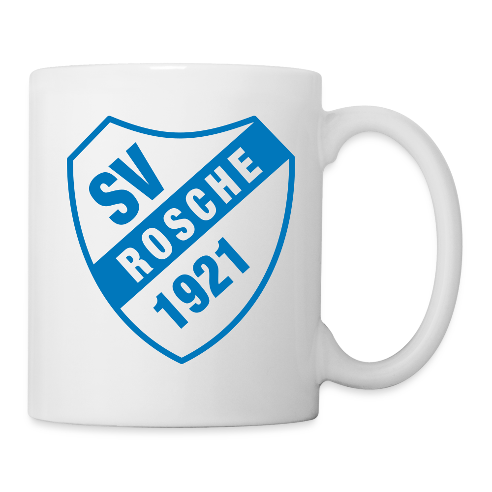 SV Rosche Tasse Logo beidseitig - Weiß