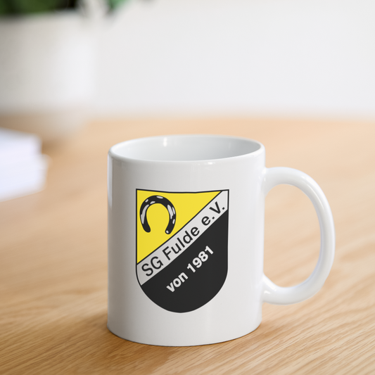 SG Fulde Tasse - Logo beidseitig - Weiß