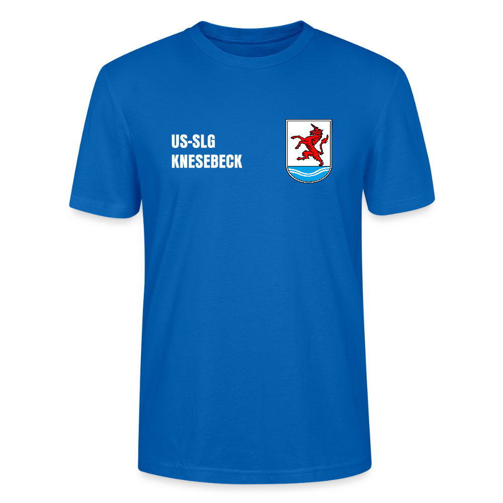 US-SLG Knesebeck Unisex Bio T-Shirt - Pfauenblau