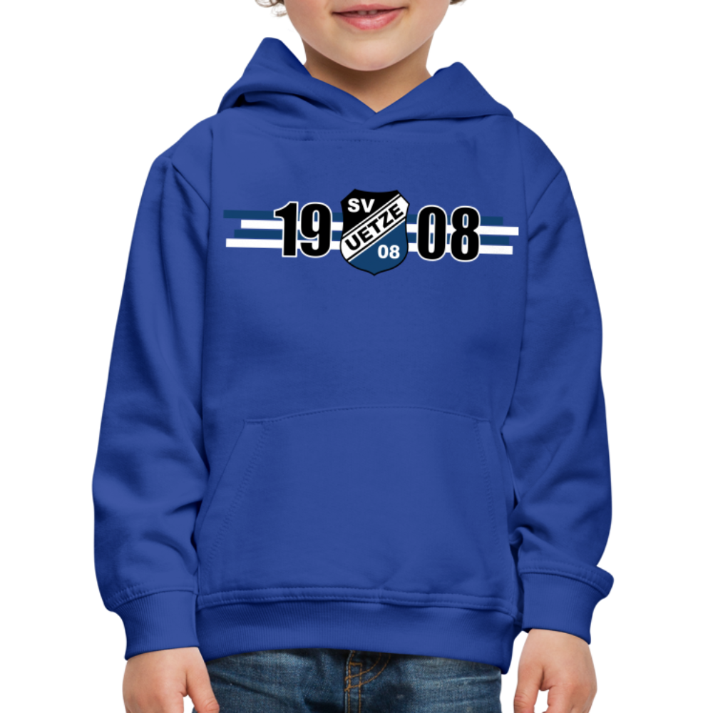 SV Uetze 08 Kinder Premium Hoodie 1908 - Royalblau