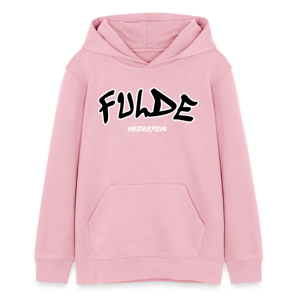 Fulde Heidekreis Teenager Bio-Hoodie - Hellrosa
