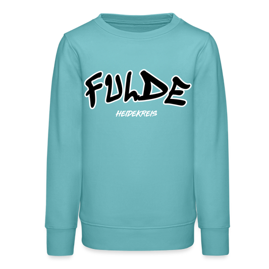 Fulde Heidekreis Bio Teenager Sweatshirt - Pastelltürkis