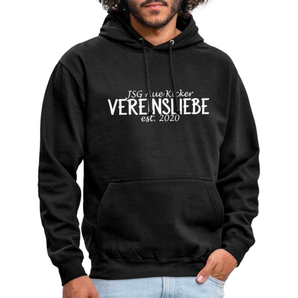 JSG Aue Kicker Vereinsliebe Unisex Hoodie flex - Schwarz