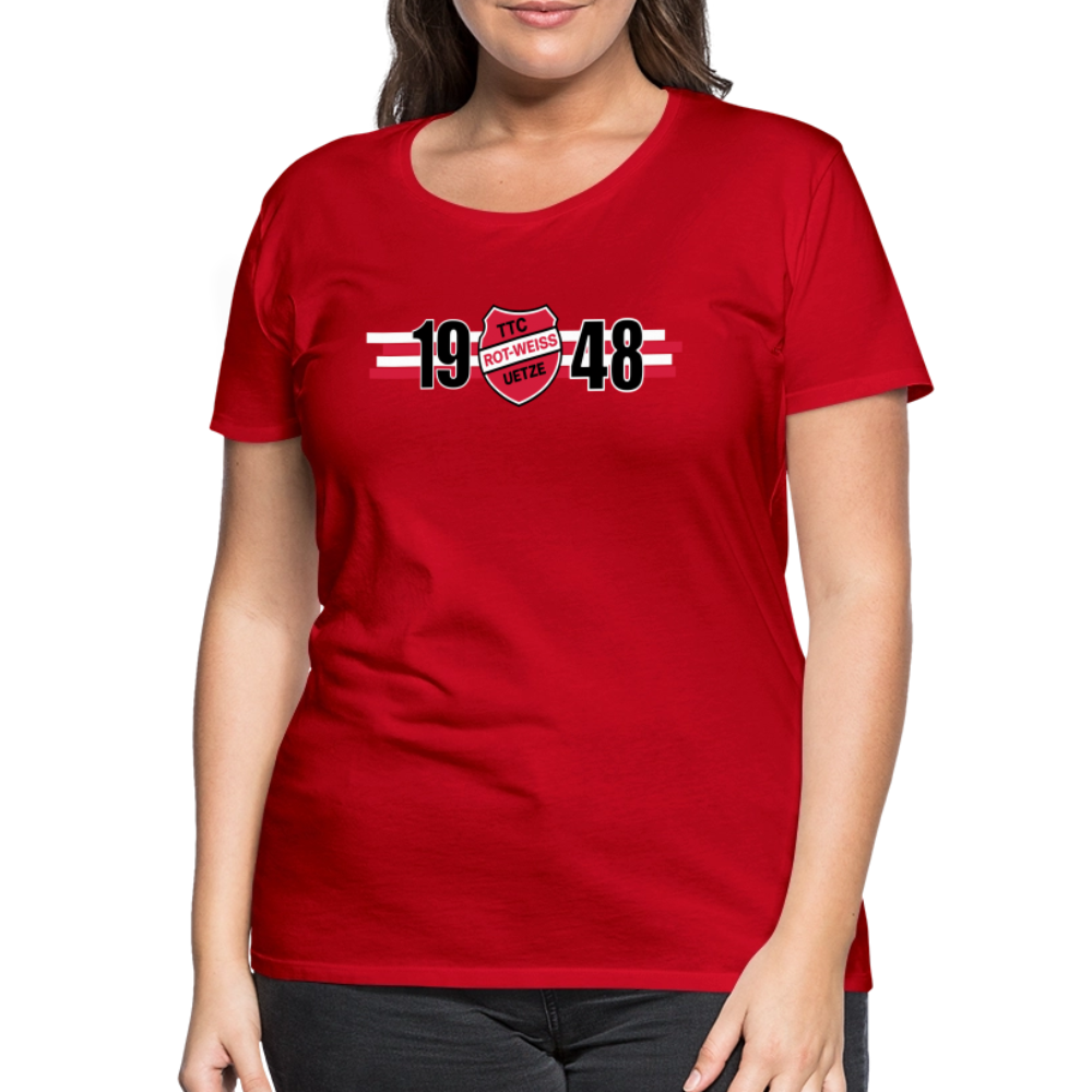 TTC RW Uetze Frauen Premium T-Shirt 1948 flex - Rot
