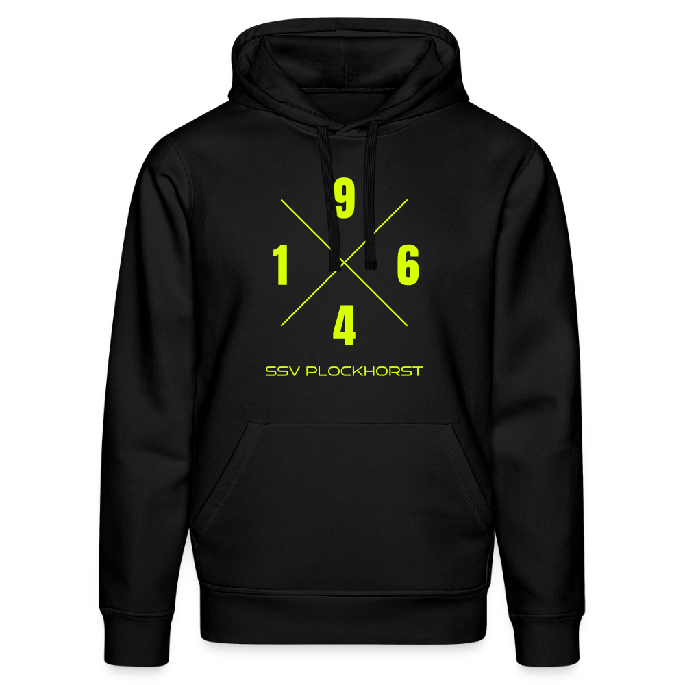SSV Plockhorst Unisex Bio-Hoodie 1964 flex - Schwarz