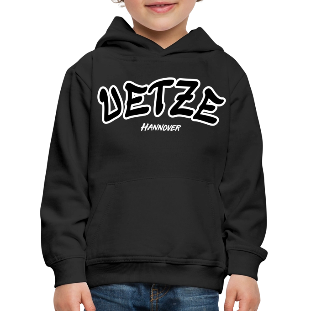 Uetze Hannover Kinder Premium Hoodie - Schwarz