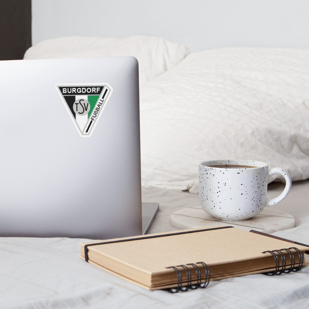 TSV Burgdorf Fußball Sticker 10x10cm - Mattweiß