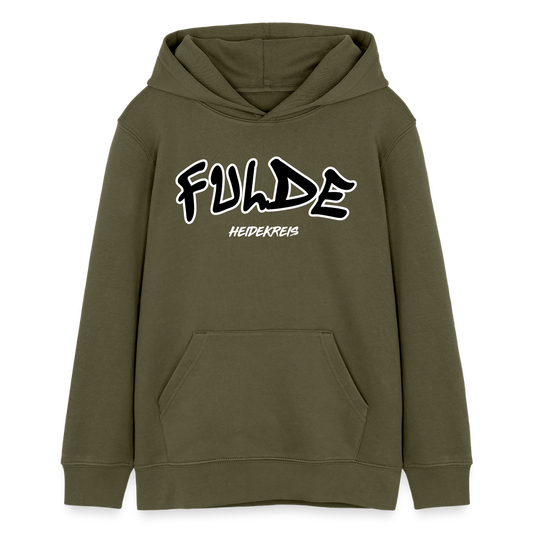 Fulde Heidekreis Teenager Bio-Hoodie - Khaki