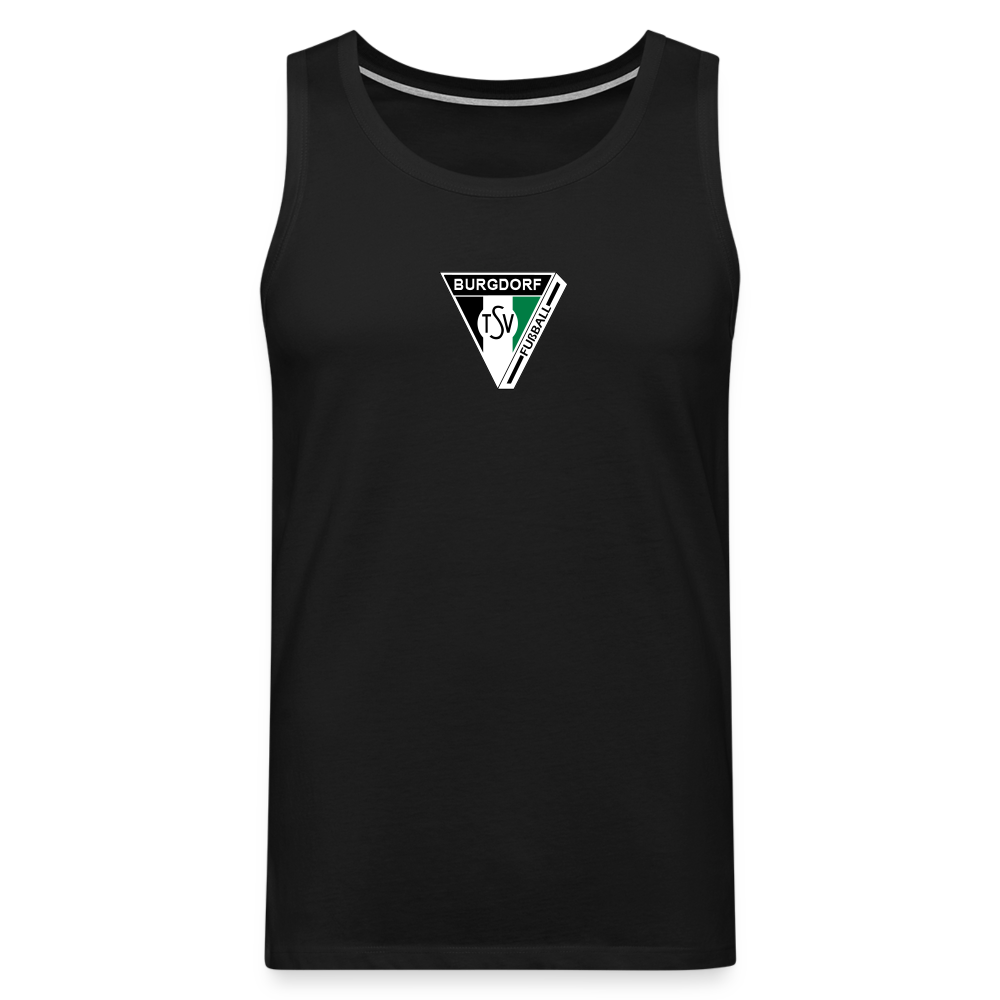 TSV Burgdorf Männer Premium Tank Top Flexdruck - Schwarz