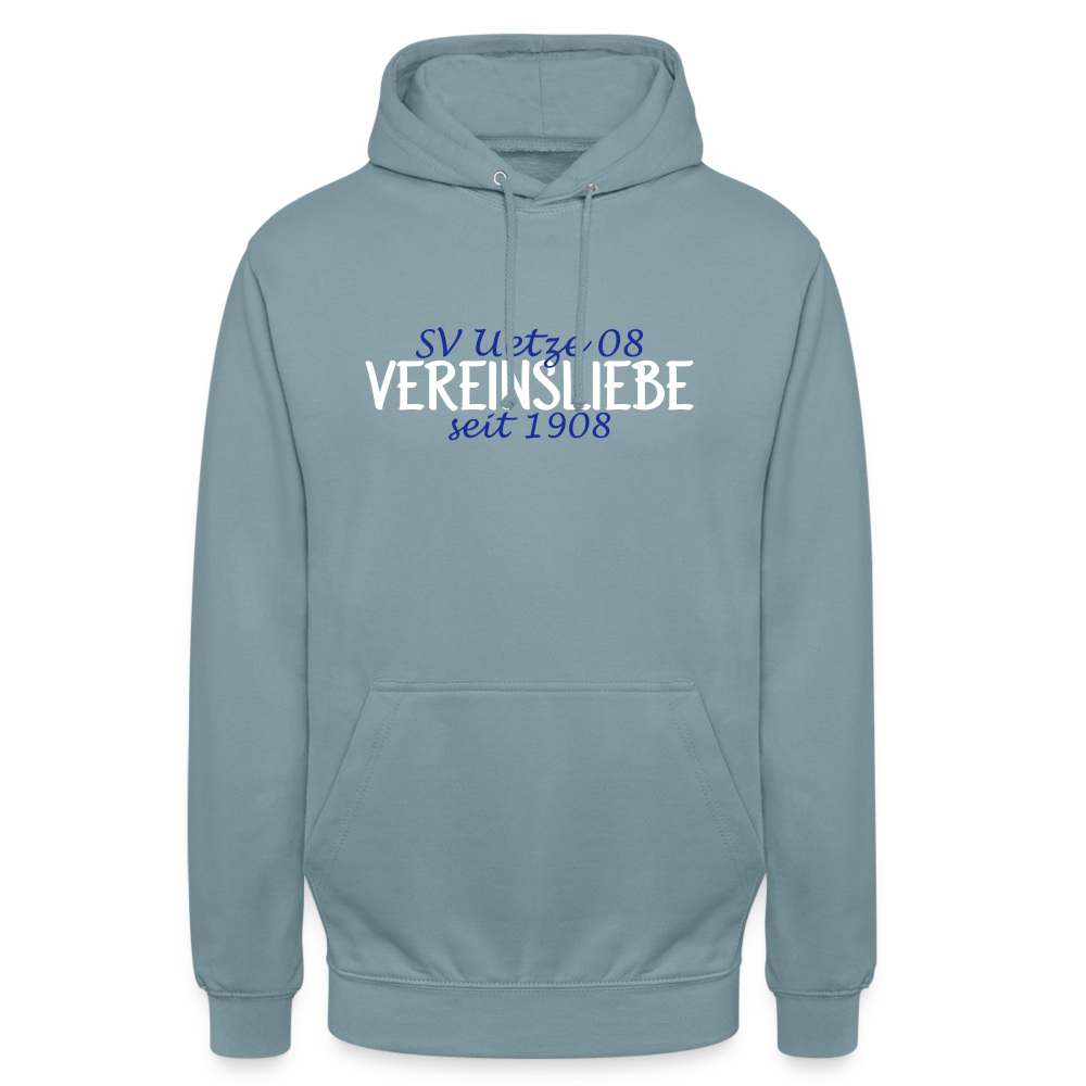 SV Uetze 08 Vereinsliebe Unisex Hoodie flex - Nebelblau