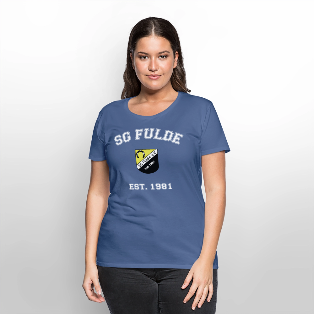 SG Fulde Frauen Collage Premium T-Shirt flex - Taubenblau