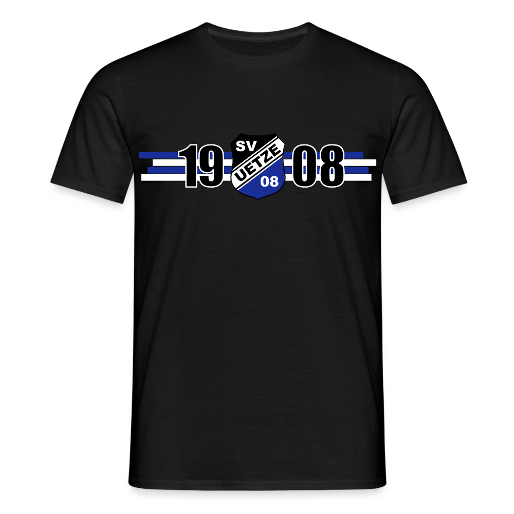 SV Uetze 08 - Tradition seit 1908 Premium T-Shirt flex - Schwarz