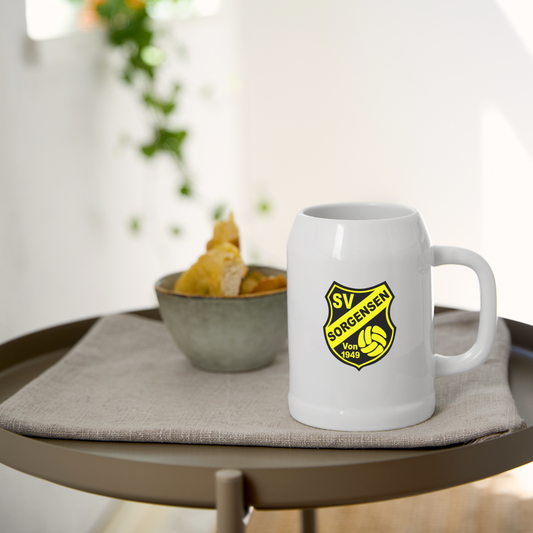 SV Sorgensen Bierkrug 0,5L - Weiß