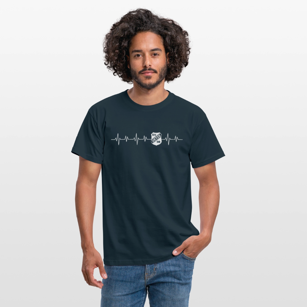SV Uetze 09 Premium T-Shirt heartbeat - Navy