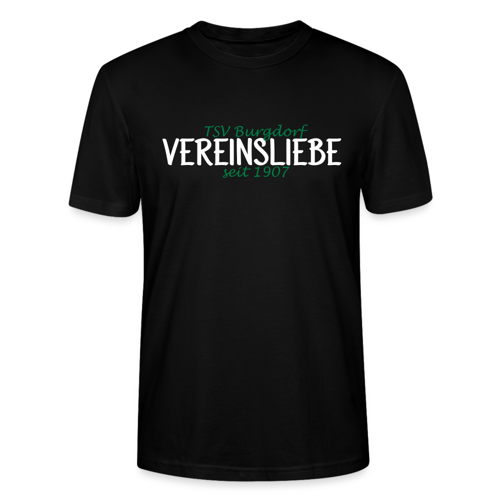 TSV Burgdorf Vereinsliebe Unisex Bio T-Shirt flex - Schwarz