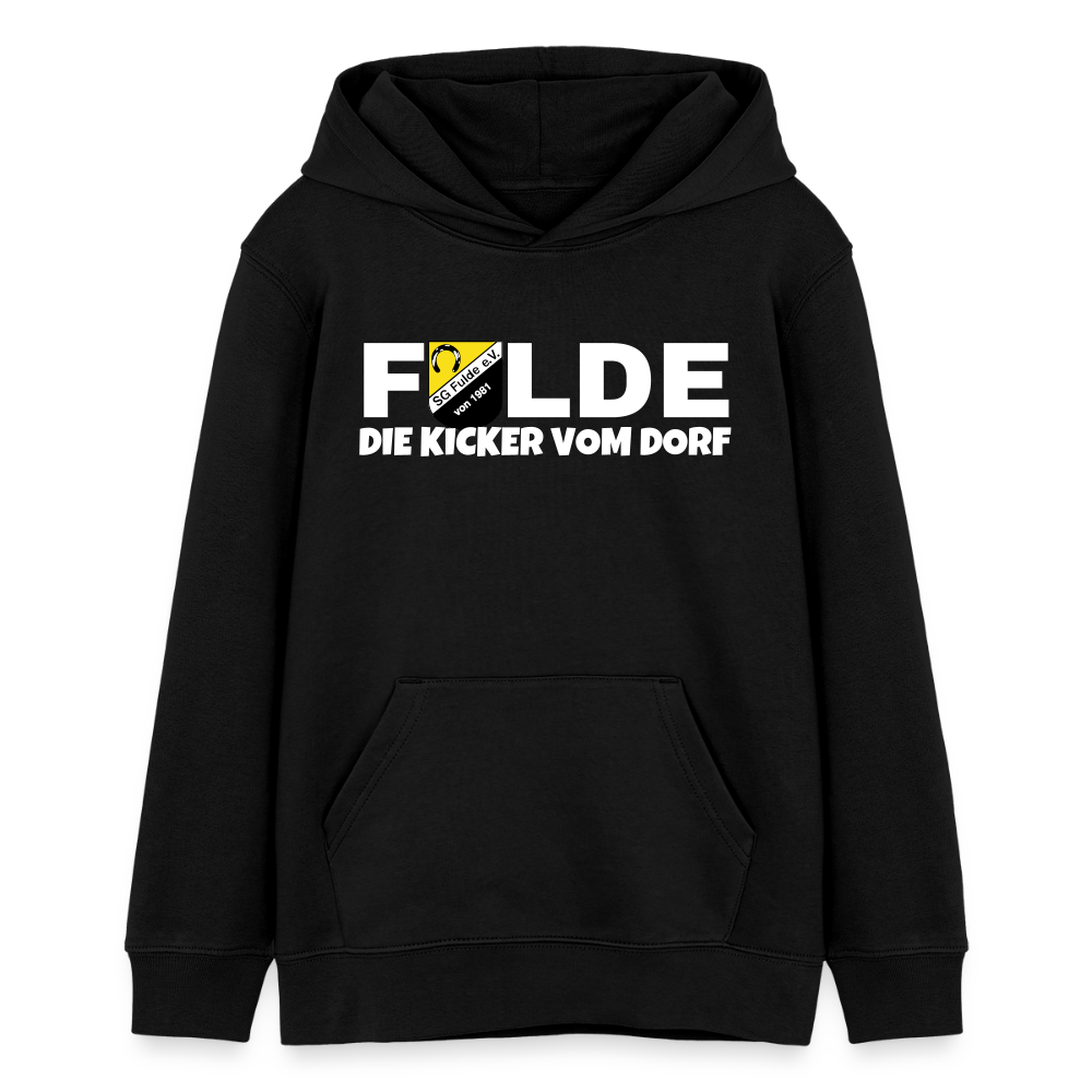 SG Fulde Teenager Bio-Hoodie Kicker - Schwarz