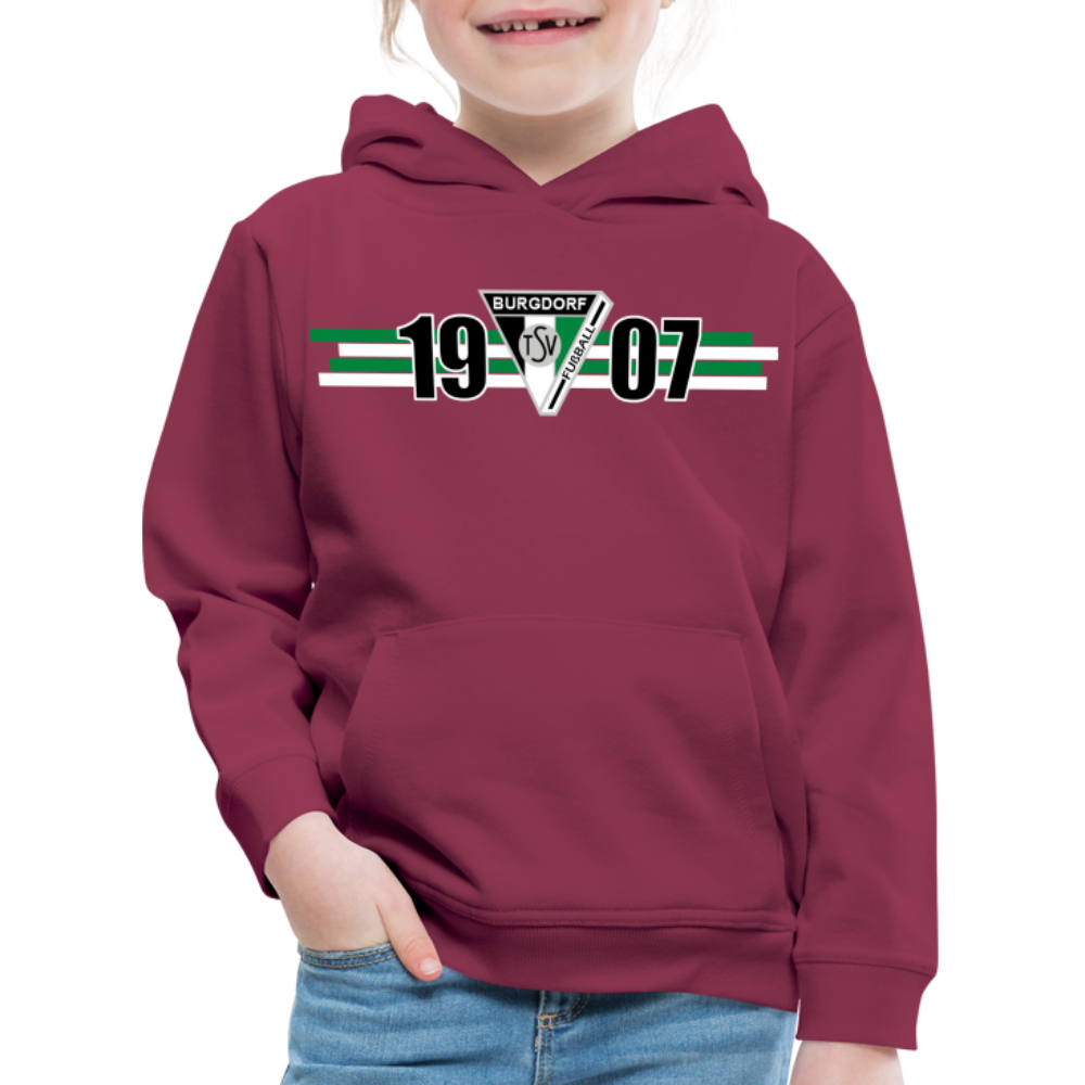 TSV Burgdorf Kinder Premium Hoodie 1907 - Bordeaux