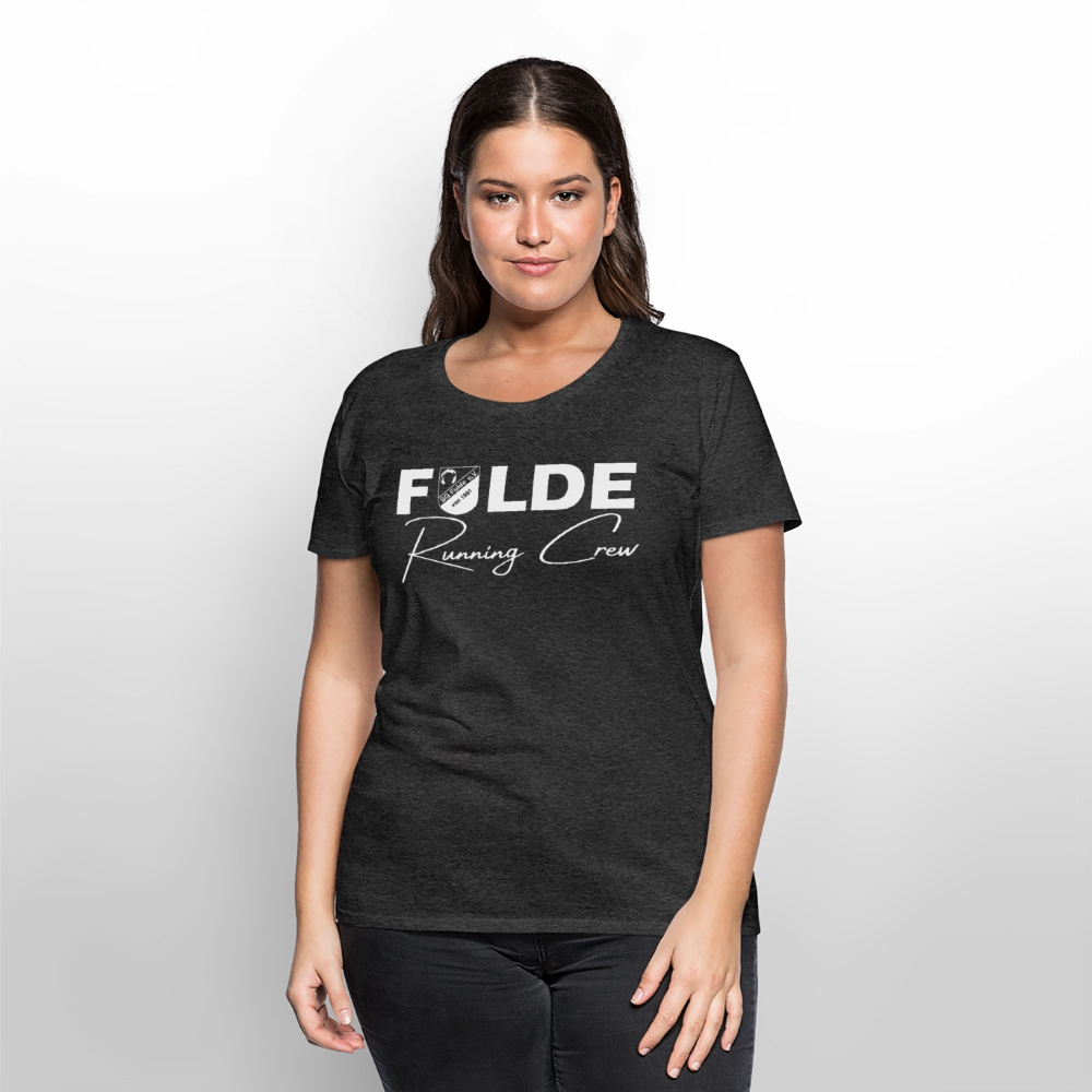 Fulde Running Crew 2.0 Frauen T-Shirt flex - Anthrazit meliert