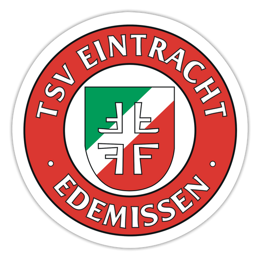 TSV Eintracht Edemissen Sticker 10x10cm - Mattweiß