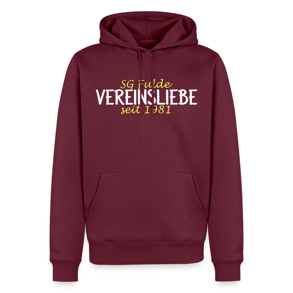 SG Fulde Vereinsliebe Unisex Premium Hoodie flex - Burgunderrot