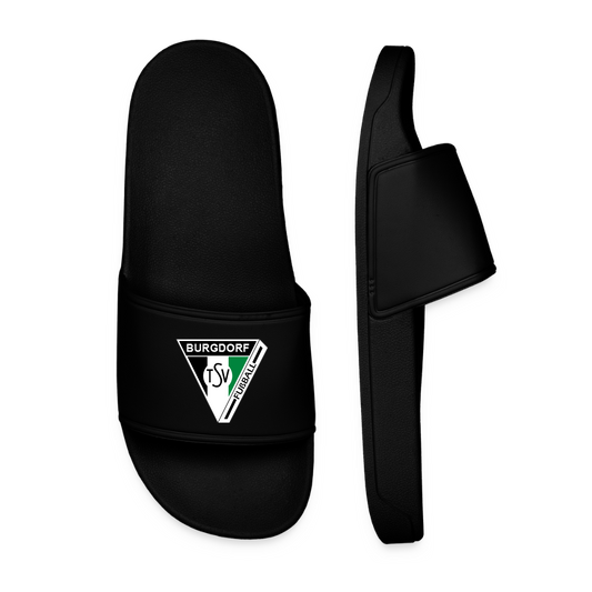 TSV Burgdorf Fussball unisex Badelatschen (Gr. 40-46) - Schwarz
