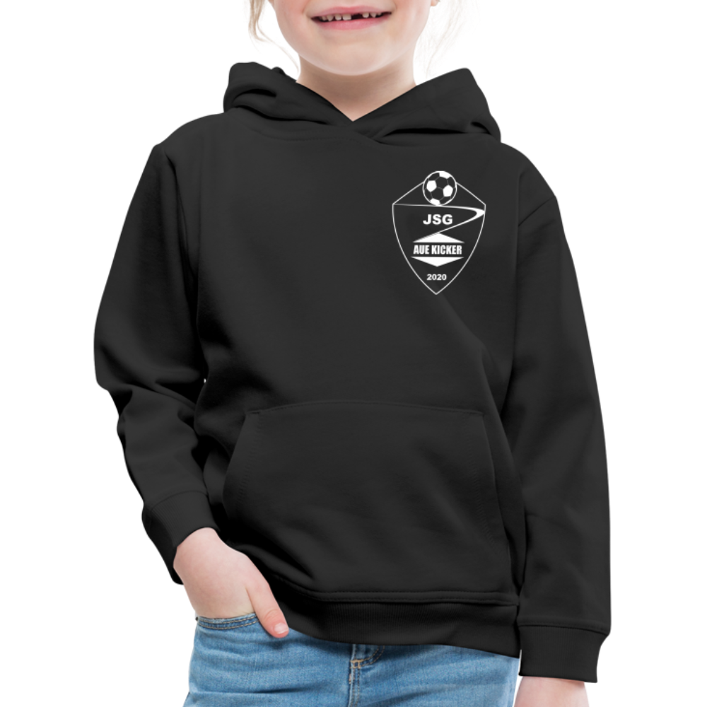 JSG Aue Kicker Kinder Premium Hoodie - Schwarz