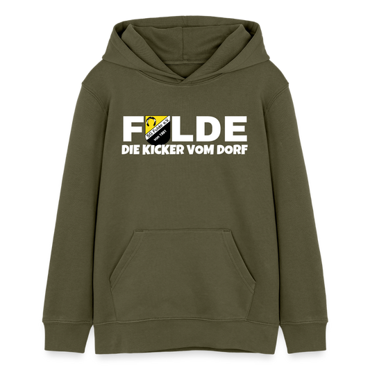 SG Fulde Teenager Bio-Hoodie Kicker - Khaki