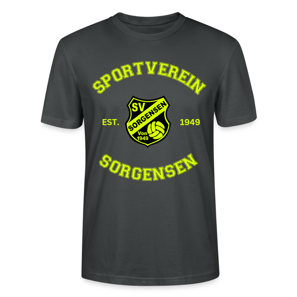 SV Sorgensen Collage Bio-T-Shirt neongelb flex - Anthrazit