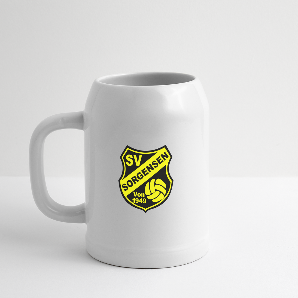 SV Sorgensen Bierkrug 0,5L - Weiß