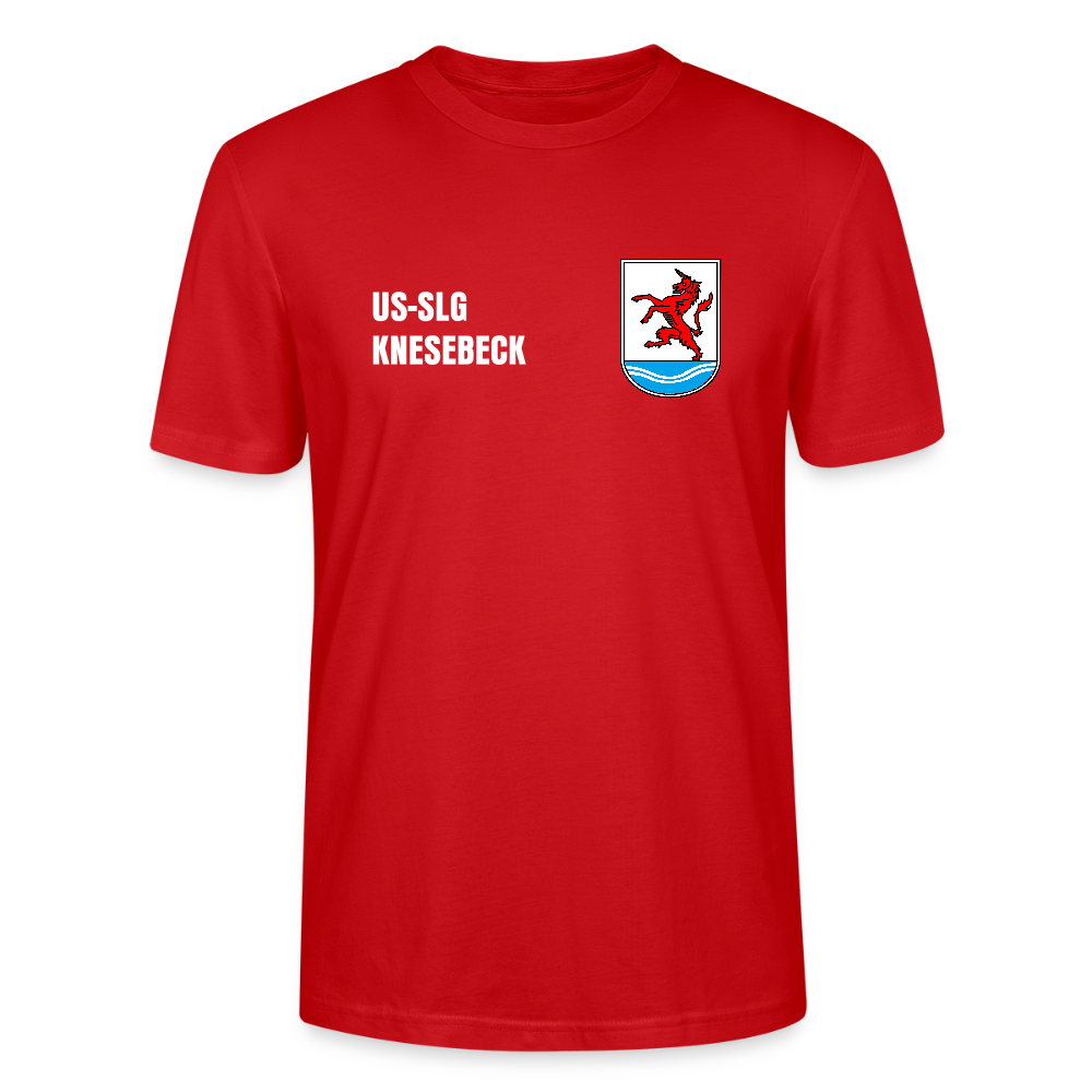 US-SLG Knesebeck Unisex Bio T-Shirt - Rot