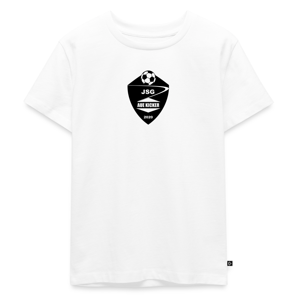 JSG Aue Kicker Kinder Premium T-Shirt weiß - Weiß