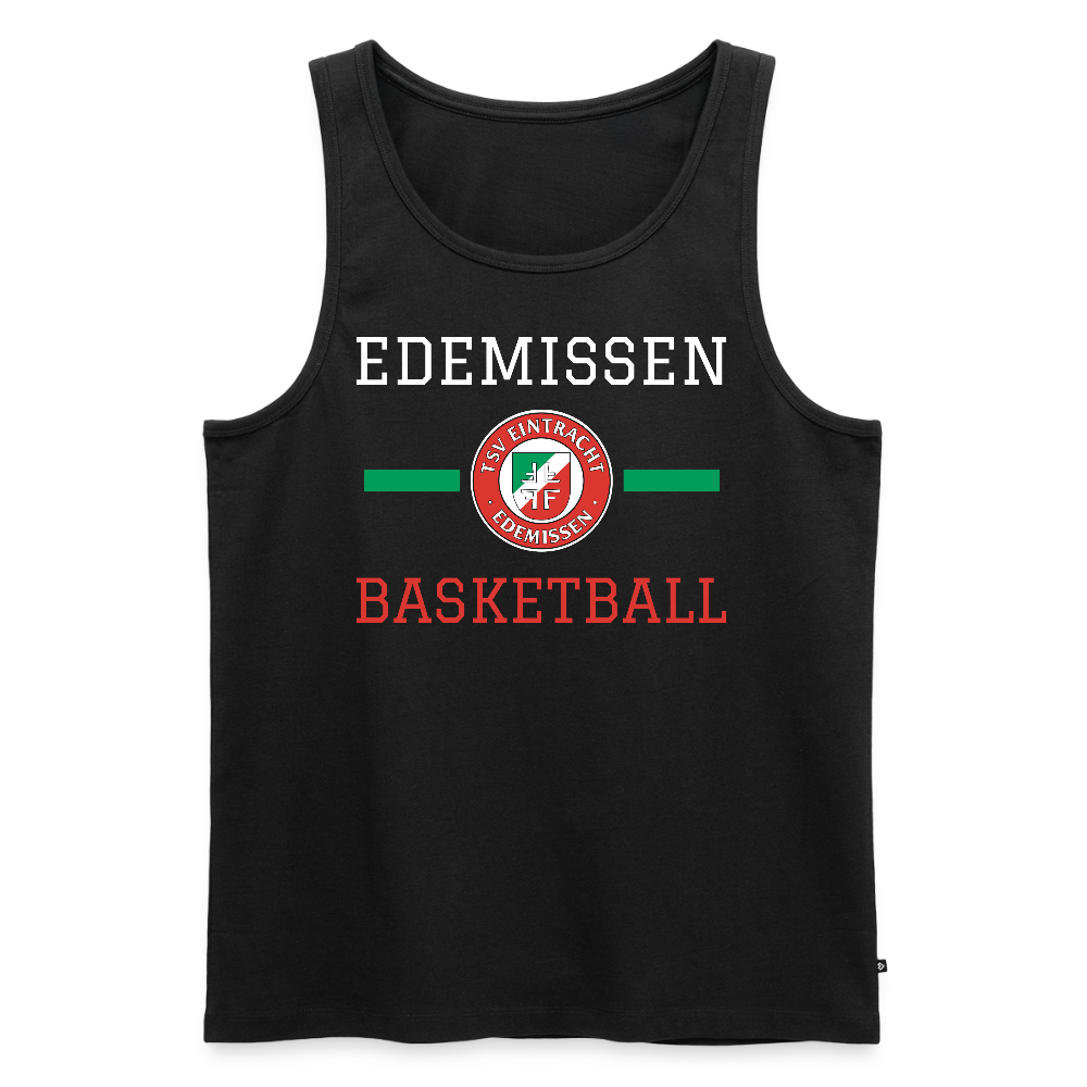 Männer Premium Tank Top TSV Edemissen Basketball - Schwarz