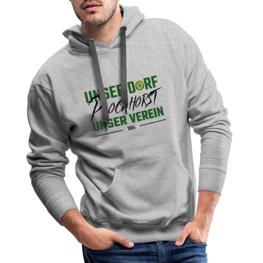 Unser Dorf Unisex Hoodie - Grau meliert