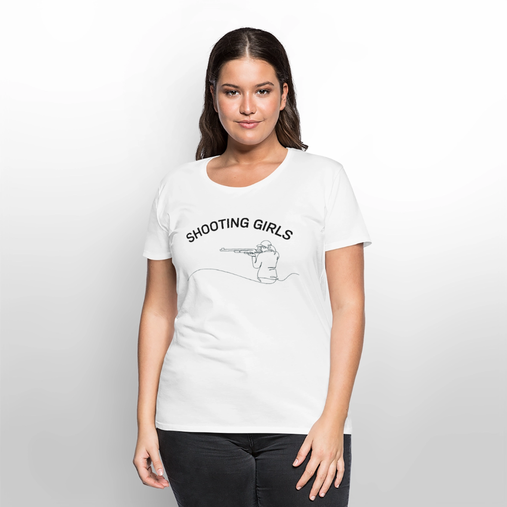 Schützenverein Uetze Frauen Premium T-Shirt Shooting Girls - Weiß