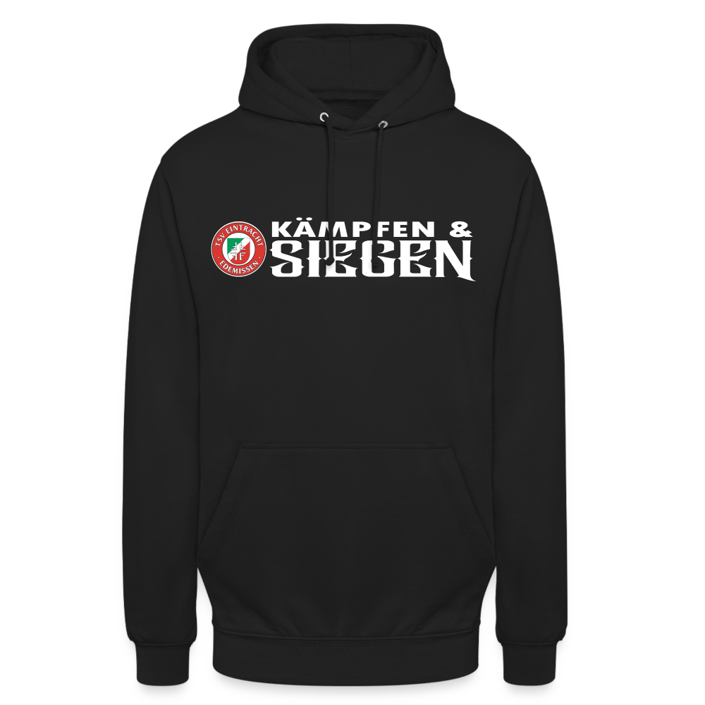 TSV Edemissen Kämpfen & Siegen Unisex Hoodie - Schwarz